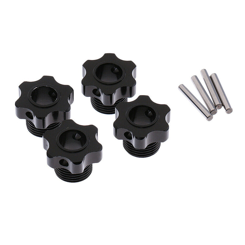 4 Pcs Hexagonal Wheels Hub 17mm Made Of Plastics Replacement For 1: 8 RC Crawler