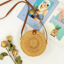 Hand-Woven Female Summer Rattan Sling Beach Straw Holiday Casual Bag Variat