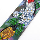 5D DIY Special Shaped Diamond Painting Bookmark Leather Tassel Bookmark Dia