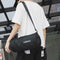 Women Barrel-Shaped Sports Gym Shoulder Bag Waterproof Nylon Bags (Black)