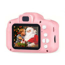 Dual Lens Kids Mini Digital Camera + 32GB TF Card USB Card Reader (Pink) A
