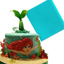 Mermaid Fish Scales DIY Silicone Fondant Mould Cake Decor Sugar Paste Icing Mold