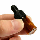 10pcs 3ml Empty brown Glass Dropper Bottles with Pipette for Essential Oil I3K4