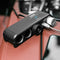 Dual USB Port Car Charger 4 Way Cigarette Lighter Socket Splitter Power Adapter