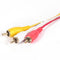 1.5m Scart to RCA Triple 3 x Phono Cable Composite Audio Video Lead  JR JC!E