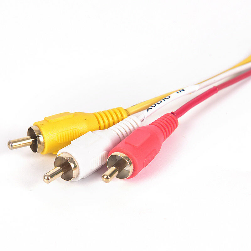 1.5m Scart to RCA Triple 3 x Phono Cable Composite Audio Video Lead  JR JC!E