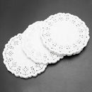 300pcs Round Craft Placemats Paper Cake Lace Ornament C9W3