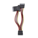 1X(Sata Hard Drive Power Cord 15Pin One Minute Two Three Transfer Cable Mal