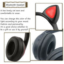 Headset Wireless Cat Ear Light Headphone for Phone Computer
