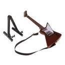 Delicate 1/6 Scale Acoustic Guitar Electric Guitar Craft Photography props