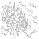 200PCS STAINLESS STEEL CARABINERS SPRING SNAP BUCKLE OUTDOOR SPORTS 20MM & 28MM