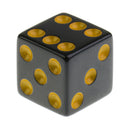 20Pcs Acrylic Dotted 6 Sided Square Opaque D6 16mm