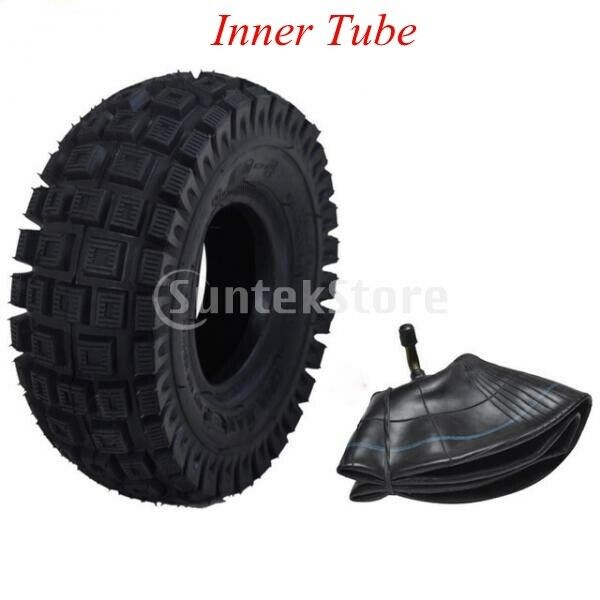 Replacement Tire Inner Tubes 4.10/3.50-4" Bent Valve Stem for 47cc 49cc ATV Quad