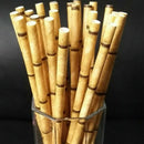 25pcs Paper Straws Bamboo Print Straws Hawaiian Jungle Tropical Bamboo PrinS Hn