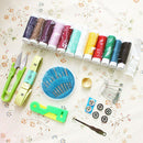 Sewing Box Set Portable 10 Piece Set Mini Tool Multi-function Sewing KJBTEUS