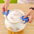 Butterfly-shaped silicone anti-scalding insulation tray Oven random color 2 B3Q2
