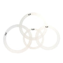 2 Packs Different Size Drum Muffler Dampening Rings Drum Set Accessoies