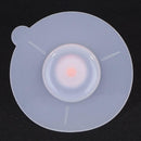 Silicone Cup Cover Cute Small Bean Sprout Heat Resistant Cups Lid (Orange) A