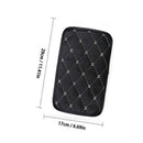 Universal Car Armrest Pad Mat Cover Center Console Box PU Leather Cushion Mat.