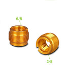 5Pcs/Set Microphone Mic Screw Clip Thread Adaptor 3/8" To 5/8"Connector Golde TO