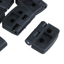 10pcs reinforced black plastic door hinges 40mm x 30mm T6U2