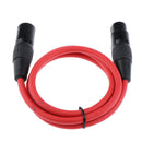 2 Pieces 3 Pin Male to Female Balanced XLR Cable for Microphone, Speaker, Audio