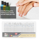 Nail Art Drill Kit, 30Pcs/Set Diamond Grinding Head Nail Art Drill Polish H