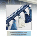 1 Yard Sewing Tassel Fringe Trim Stage Costume Clothing Accessories Blue