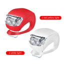 6pcs/set LED Silicone Bicycle Front Rear Lights Bike Headlight Tail Lamps