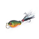 1pcs 4.8g Fishing Lure wobblers spinner metal lures vib Hard Baits With Fea I3K6