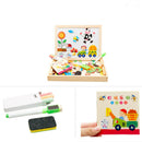 Kids Magnetic Drawing Board Wooden Children Puzzles Educational Puzzle T HTR
