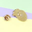 Anatomical Heart Brooches Jacket Backpack Clothing Denim Badges Ornaments