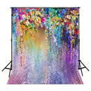 3x5ft Vinyl Background Colorful Flowers Vines Nature's Backdrops R6M5