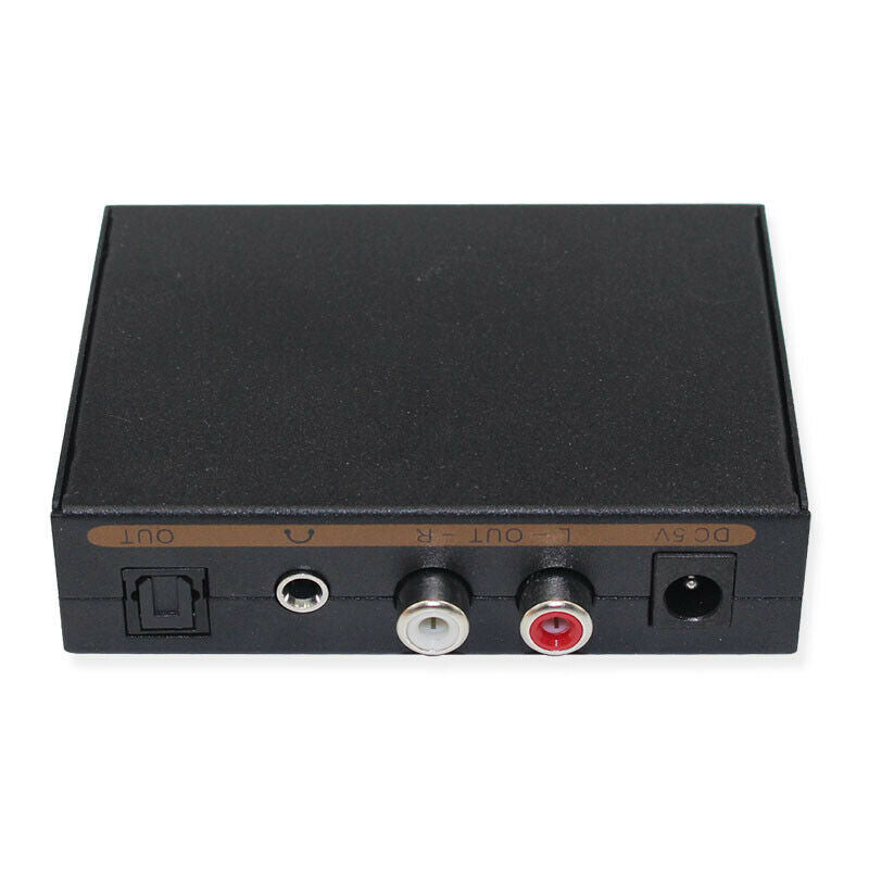 Digital Audio Decoder to Analog 3 Port Optical SPDIF Toslink to L/R RCA 3.5mN4Z5