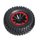 4Pcs 120Mm 1.9 Inch Rubber Rocks Tyres / Wheel Tires for 1:10 Rc Rock Crawl