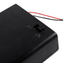 2 Pcs Wired ON/OFF Switch 3 x AA 4.5V Battery Holder Case w Cover