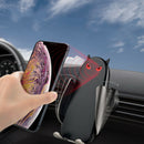 10W Wireless Car Charger Owl Shape Automatic Clamping Fast Charging Phone H