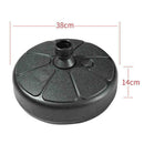 38cm Patio Umbrella Base Stand Heavy Duty Holder Outdoor Market Yard Beach J5F4