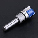 Woodworking Router Bit Alloy Blade Handle Milling Cutter (1/4x1/2-11.9mm)