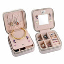 Portable Jewelry Case Travel Earring Ring Necklace Accessories Organizer Bo