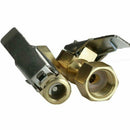 Opened Type Flow Straight Lock-On Air Chuck with Clip for Tire Inflator Top