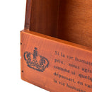Retro Wall Mounted Key Holder House Hooks Box Wooden Case Storage Cabinet Ra Ew