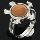 Turtle Color Changing Mood Ring Adjustable