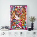 5D DIY Special Shaped Diamond Painting Girl Cross Stitch Mosaic Craft Kits