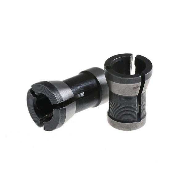 2x 6.35mm 8mm Collet Chuck Adapter Electric Router Engraving Trimming Machine Gw