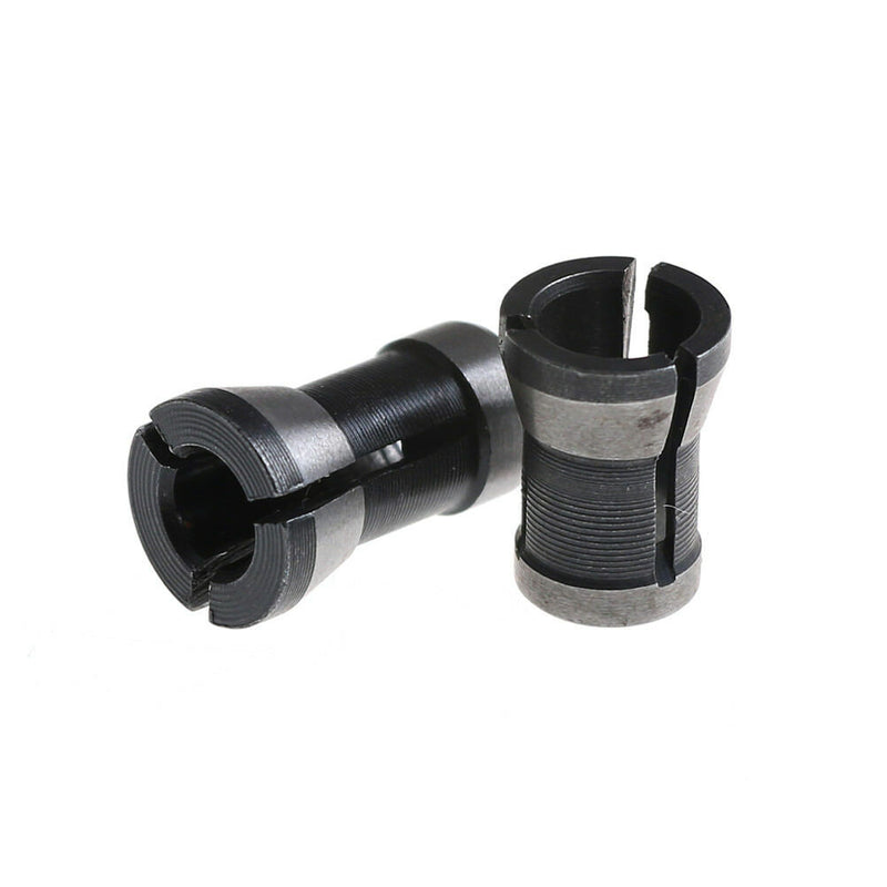 2x 6.35mm 8mm Collet Chuck Adapter Electric Router Engraving Trimming Machine Gw