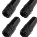 Tyre Tire Valve Air Caps Cover Screw Car Bike Bicycle Motorbike Black