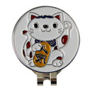 Magnetic Golf Cap Clip Ball Marker Golf Hat Metal Clamp Popular Cat