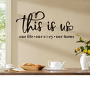 This is Us English Alphabet Removeable Wall Stickers Wallstickers Mural Art A