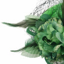 Hair Clip Headband Pillbox Hat Bowler Feather Flower Veil Wedding Party Hat X8H9